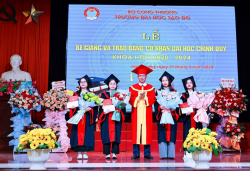 LỄ BẾ GIẢNG VÀ TRAO BẰNG CỬ NHÂN ĐẠI HỌC CHÍNH QUY  KHÓA HỌC 2020-2024 - TRƯỜNG ĐẠI HỌC SAO ĐỎ