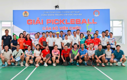 Khai mạc giải đấu Pickleball cán bộ viên chức năm 2024 kỷ niệm ngày Nhà giáo Việt Nam 20/11