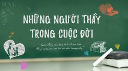 Người thầy giữa cuộc đời