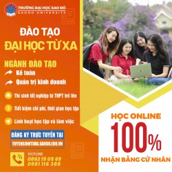 Tuyển sinh đào tạo Đại học từ xa - Trường Đại học Sao Đỏ