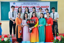 Lễ bảo vệ Khoá luận tốt nghiệp của sinh viên Ngành Kế toán và Quản trị kinh doanh - Khoa Kinh tế năm 2025