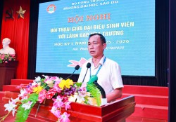 Hội nghị đối thoại giữa đại biểu sinh viên với lãnh đạo Nhà trường học kì I năm học 2025 – 2026
